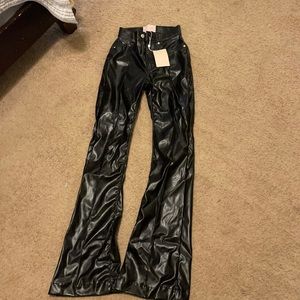 “Revice Denim” Faux Leather Pants
